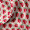 Printed Cotton MARIGUETTE Pink / Red
